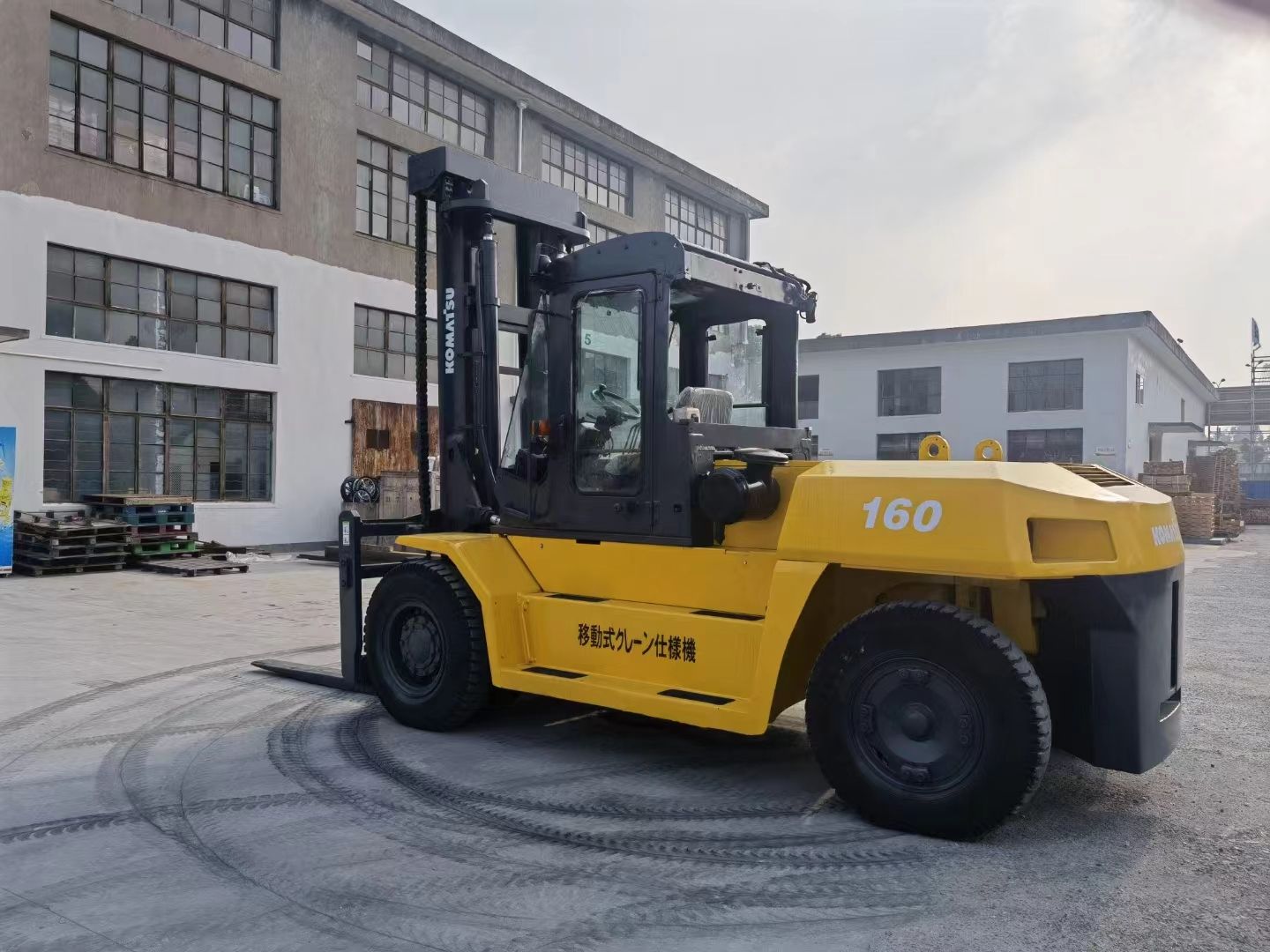 High quality 15ton used Japan forklift KOMATSU FD150 - 8 secondhand Multifunction forklift parts 15ton for sale