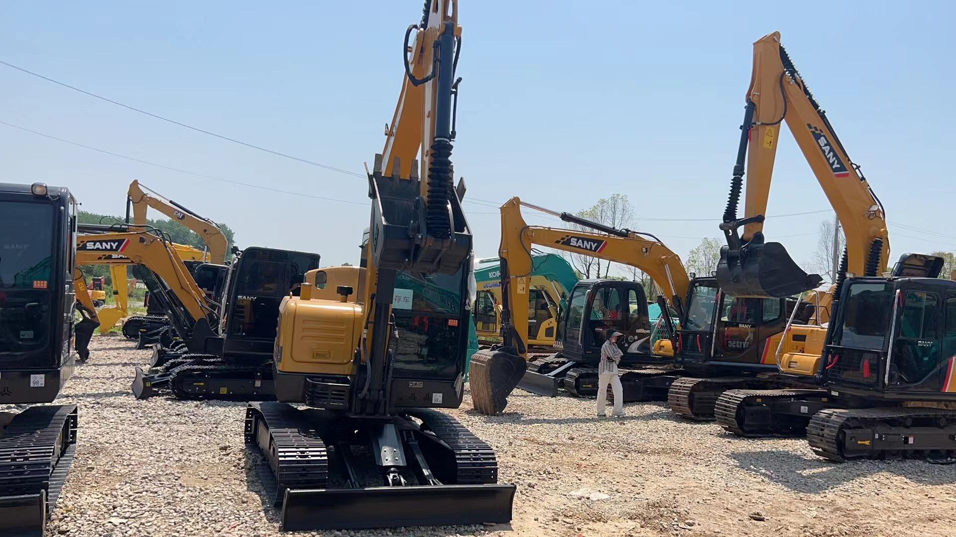 used SANY excavator SY60C secondhand excavator buy from factory high quality ,cheap sale
