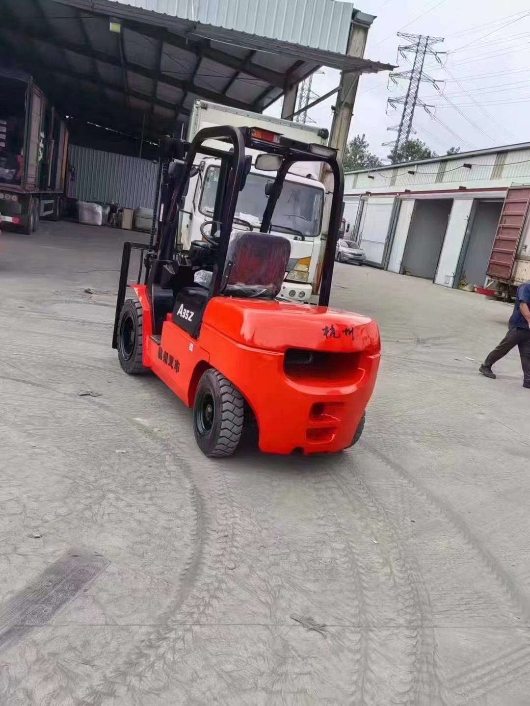 3.5T A35Z Used Forklift Factory Price Hangzhou High voltage version Electric Forklift 3.5Ton Mini secondhand forklift