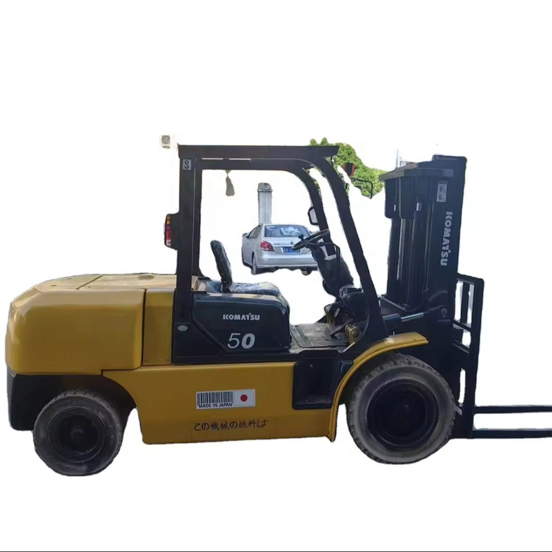KOMATSU FD50-8 used Japan forklift secondhand Multifunction forklift parts for sale