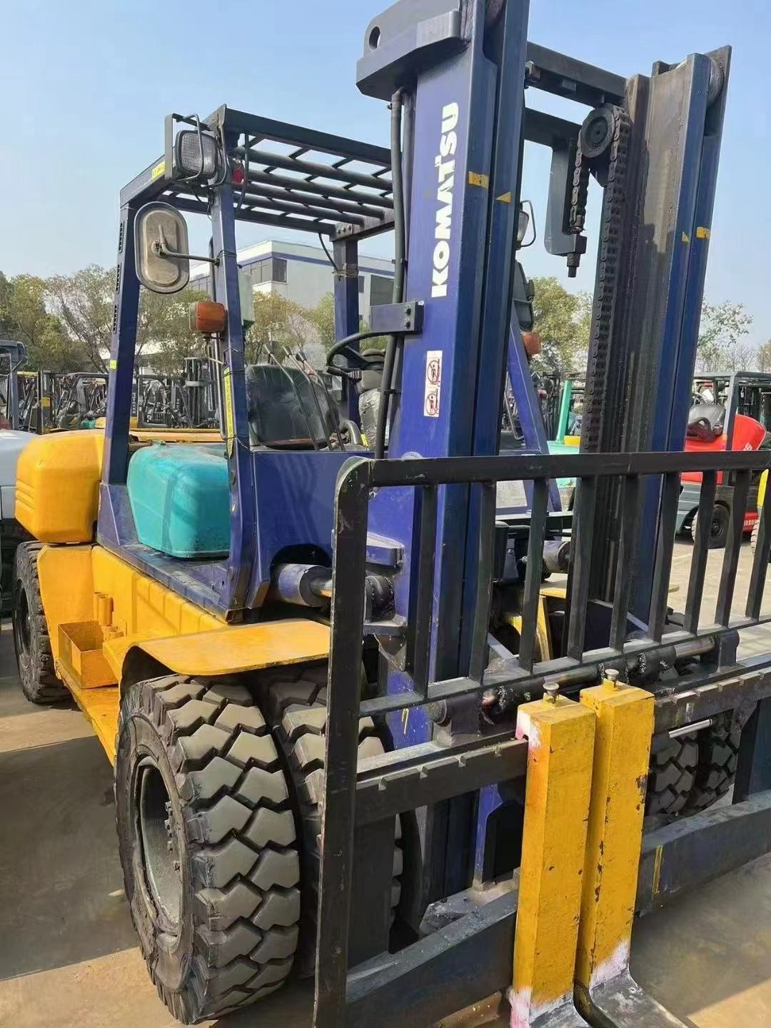 Used Good Condition Diesel Forklift high quality secondhand original forklift KOMATSU FD60-7 sold cheap