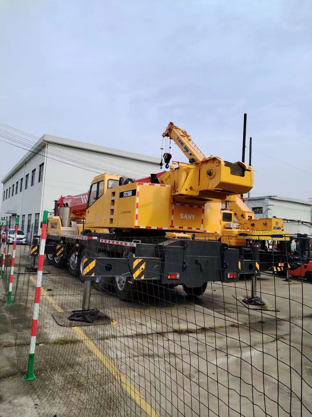 SANY STC1000 Used crane with low price Original second hand mechanical parts for sale