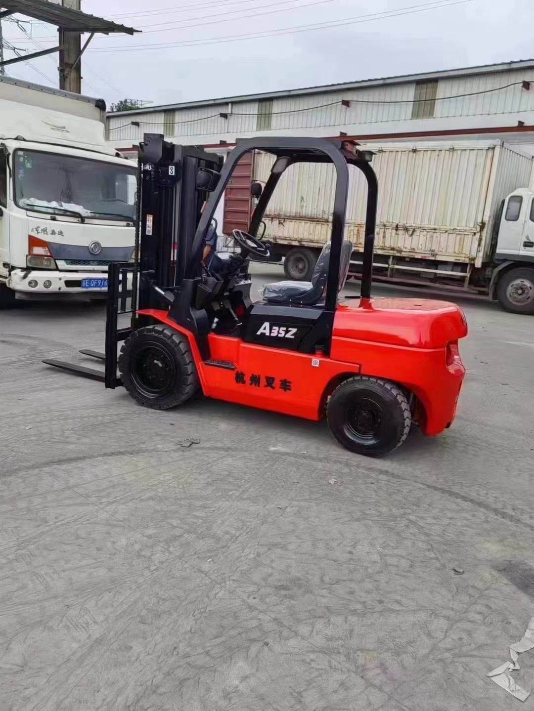 3.5T A35Z Used Forklift Factory Price Hangzhou High voltage version Electric Forklift 3.5Ton Mini secondhand forklift