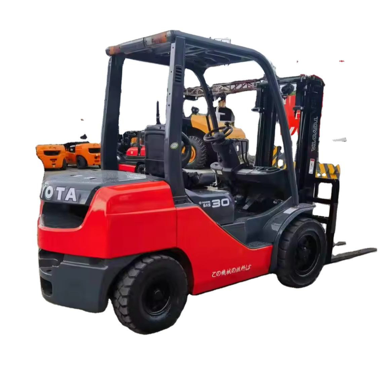 3.0tonToyota 8FD-30 used Japan forklift secondhand Multifunction excavator Japan forklift parts for sale