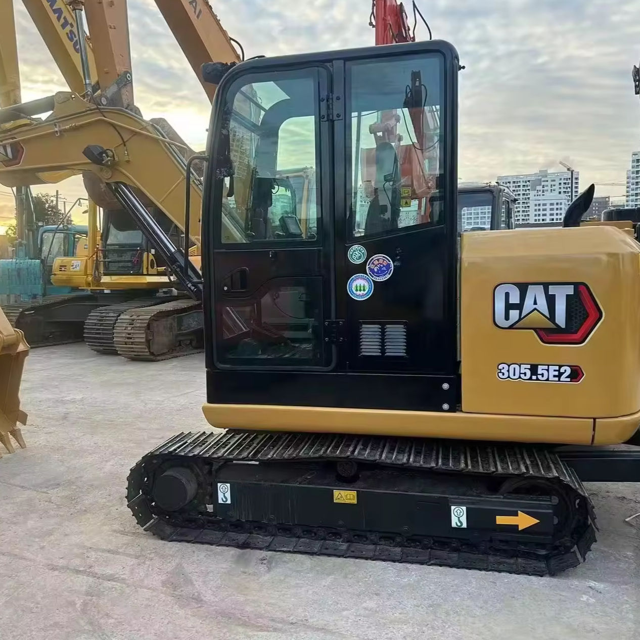 High quality CAT used Excavator Caterpillar 305.5E2 with low price Original second hand mechanical excavator parts