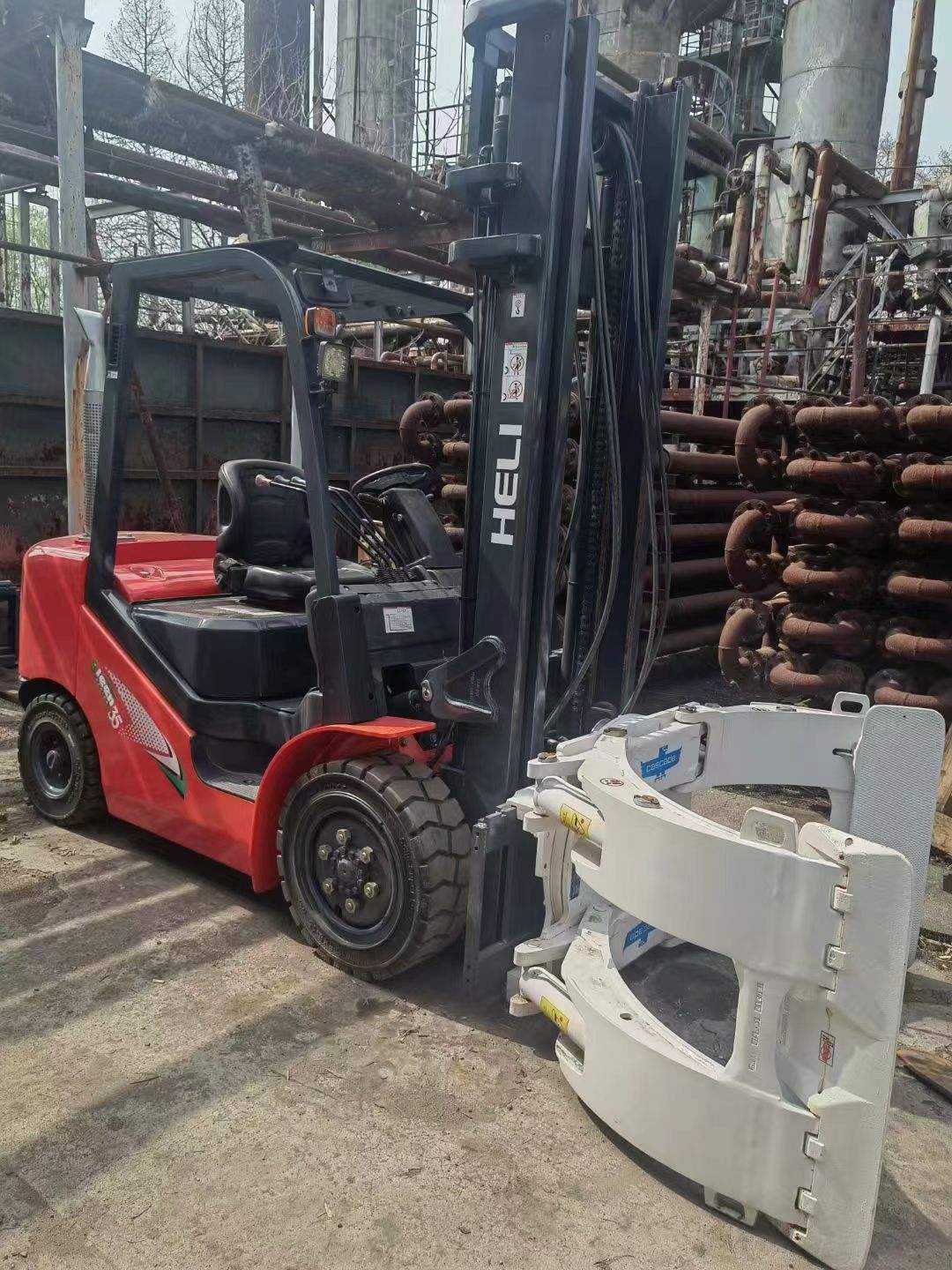 3.5ton Used China HeLi forklift K35 secondhand Multifunction forklift parts for sale