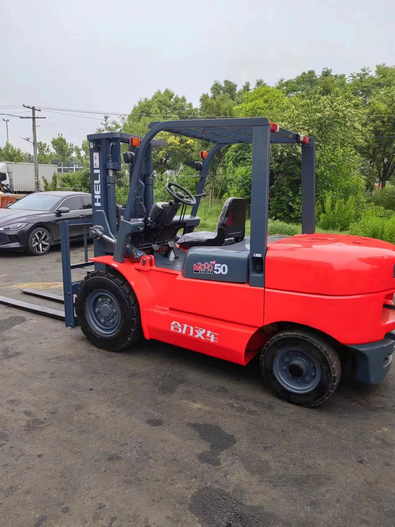 HELI K50 used diesel forklift 5 ton secondhand forklift cheap high quality parts electric forklifts