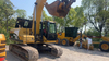 Japan used diesel powered CAT excavator 320D2 manual operation secondhand excavator
