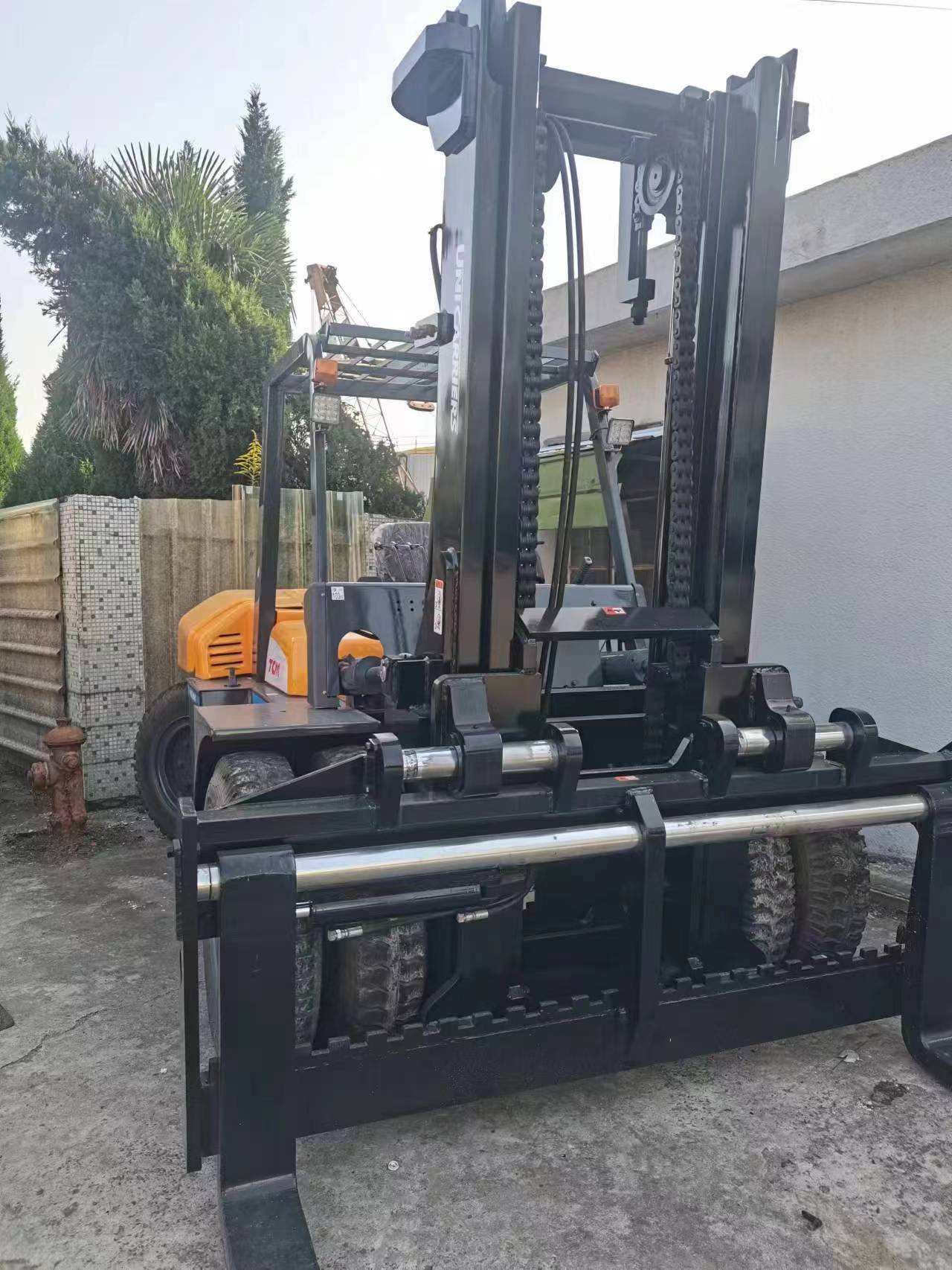 TCMZ8-100 used Japan forklift secondhand Multifunction excavator TCM 10ton Japan forklift parts for sale