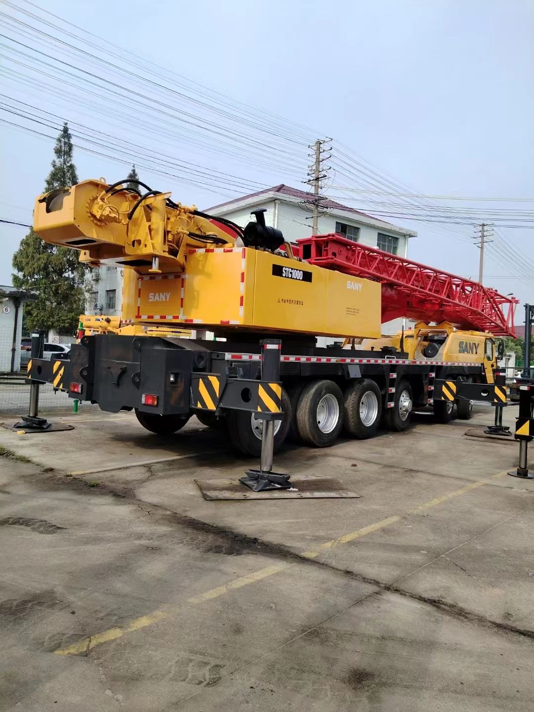 SANY STC1000 Used crane with low price Original second hand mechanical parts for sale