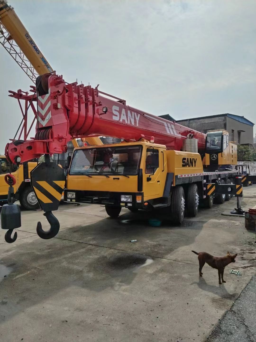 SANY STC1000 Used crane with low price Original second hand mechanical parts for sale