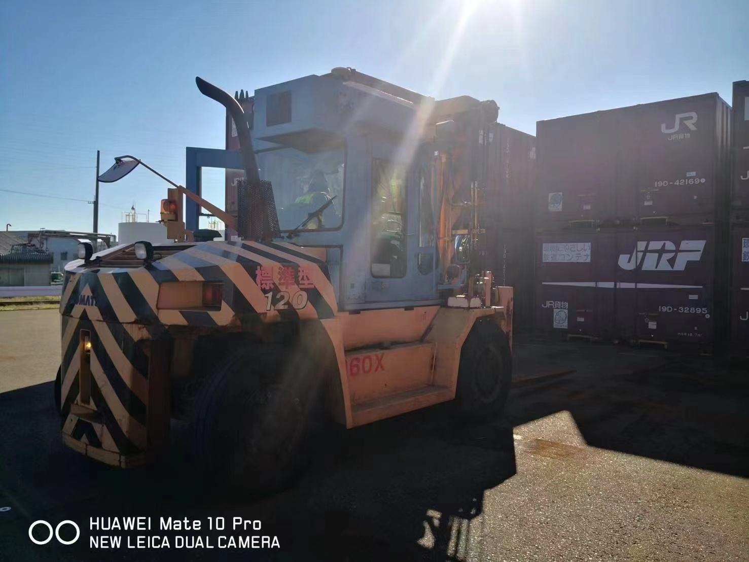 12ton used Japan forklift KOMATSU FD120 -8 secondhand Multifunction parts 12ton for sale