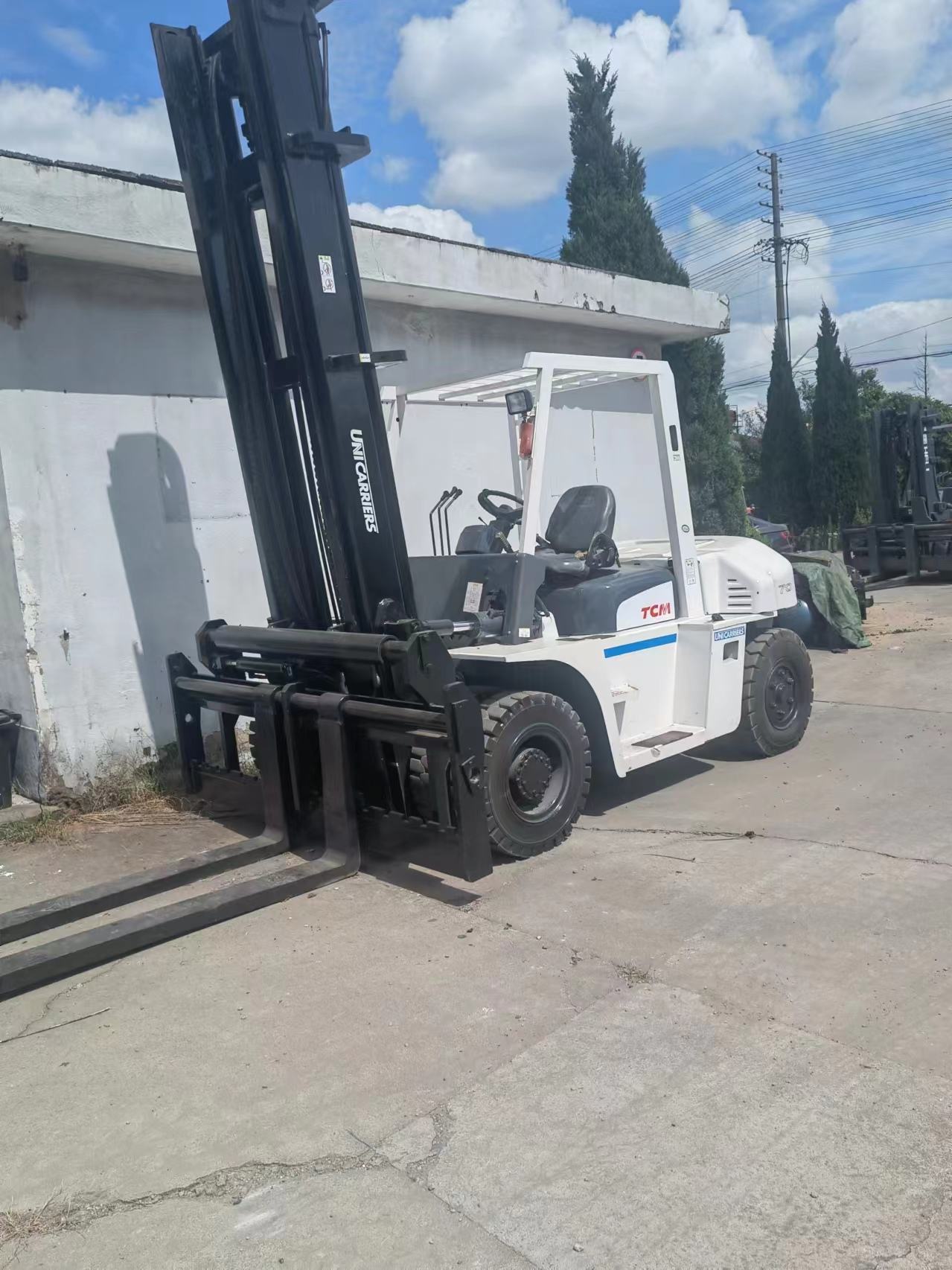 TCMZ8-70 used Japan forklift secondhand Multifunction excavator toyota Japan forklift parts for sale
