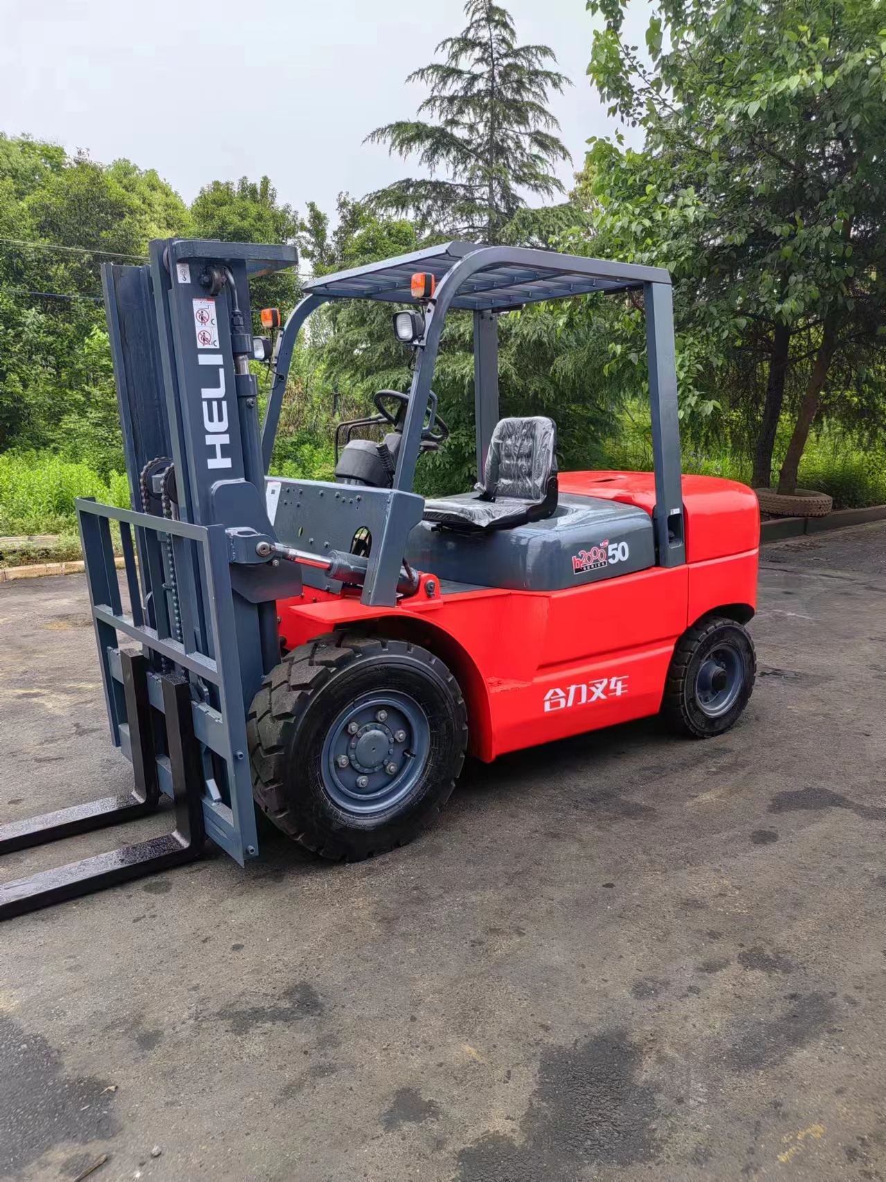Hot sale 5ton Used China HeLi forklift K50 secondhand Multifunction excavator and forklift parts