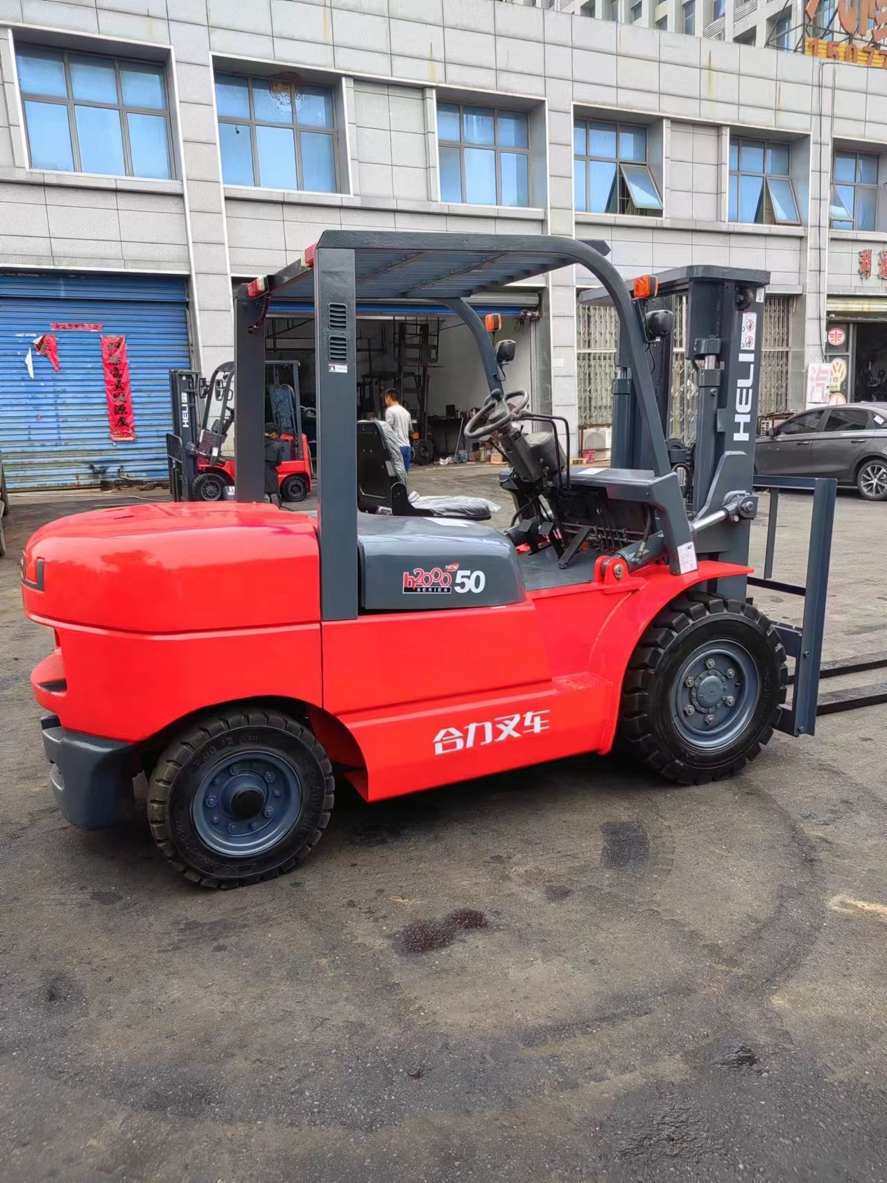 Hot sale 5ton Used China HeLi forklift K50 secondhand Multifunction excavator and forklift parts