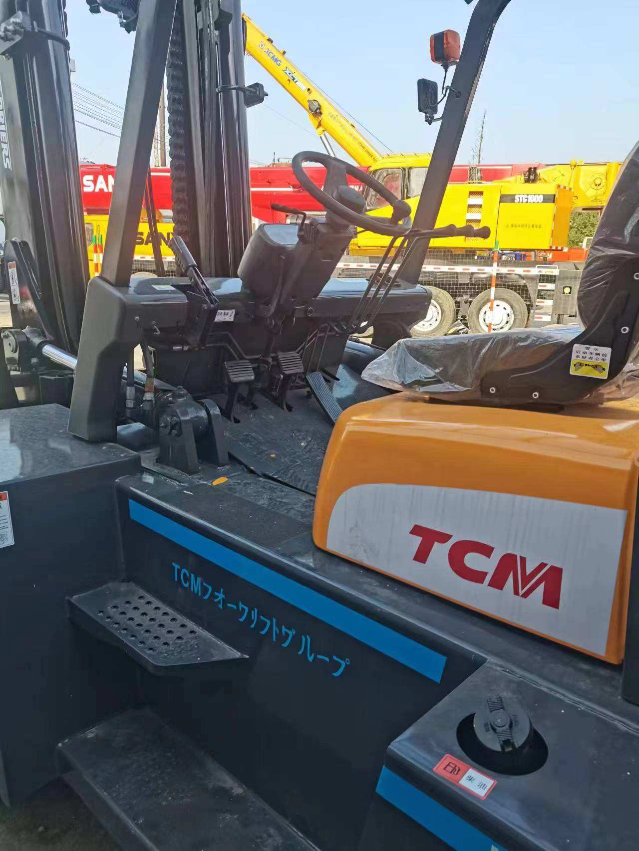 TCMZ8-100 used Japan forklift secondhand Multifunction excavator TCM 10ton Japan forklift parts for sale