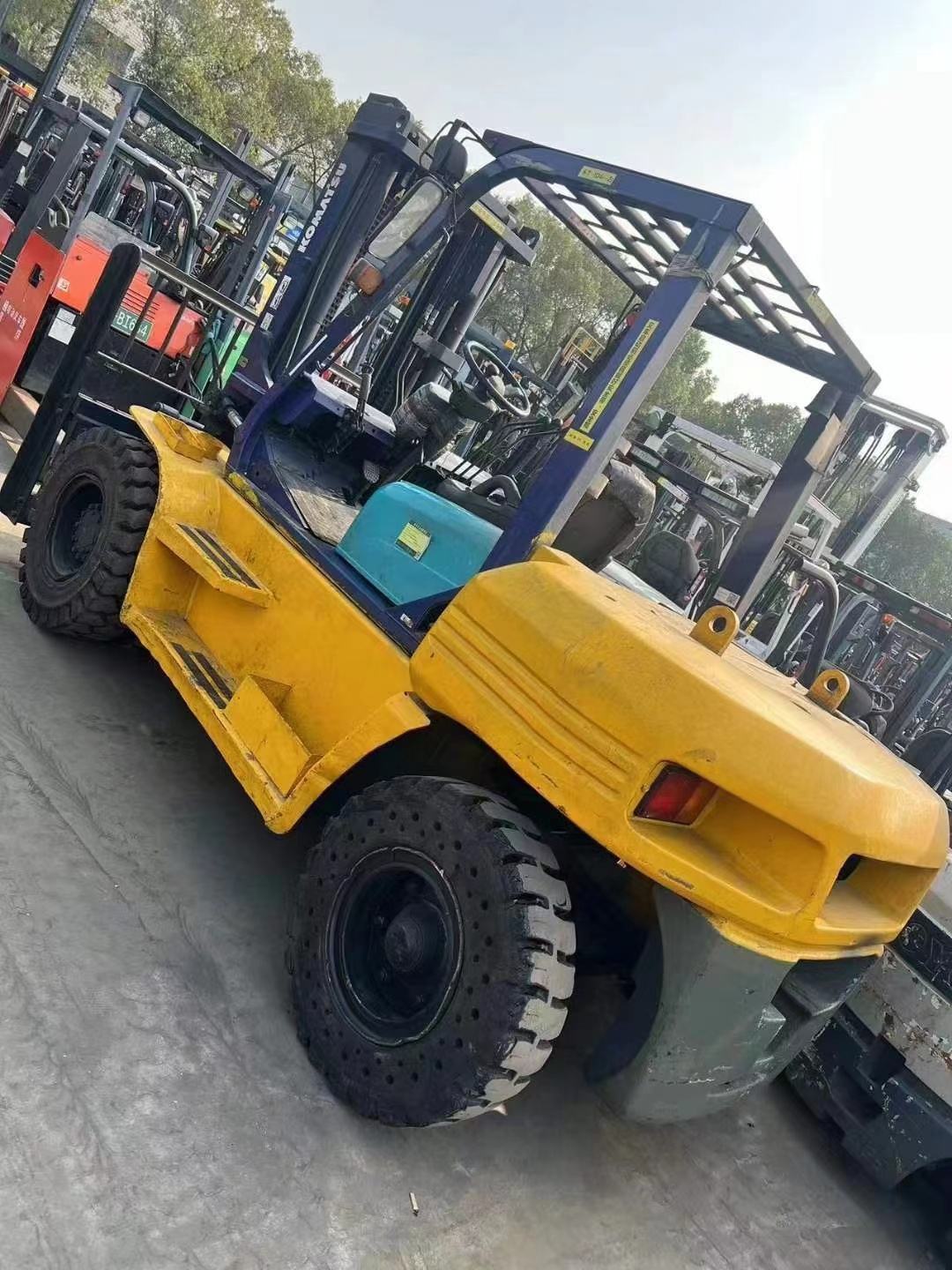 Used Good Condition Diesel Forklift high quality secondhand original forklift KOMATSU FD60-7 sold cheap