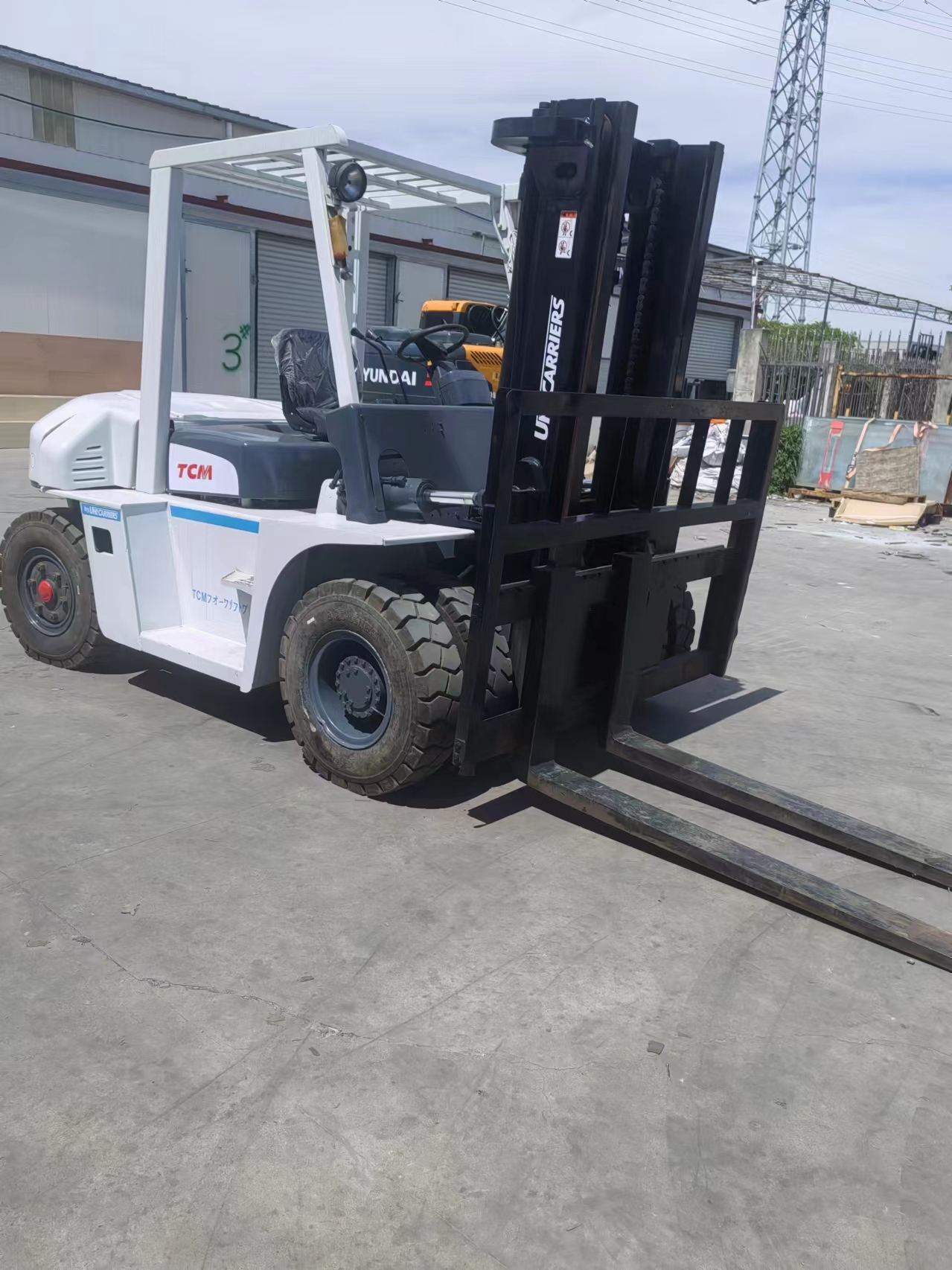 7ton TCM Z8-70 used Japan forklift secondhand Multifunction excavator Japan forklift parts for sale