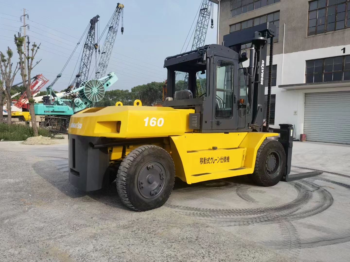 High quality 15ton used Japan forklift KOMATSU FD150 - 8 secondhand Multifunction forklift parts 15ton for sale