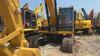 Japan used diesel powered CAT excavator 320d manual operation secondhand excavator