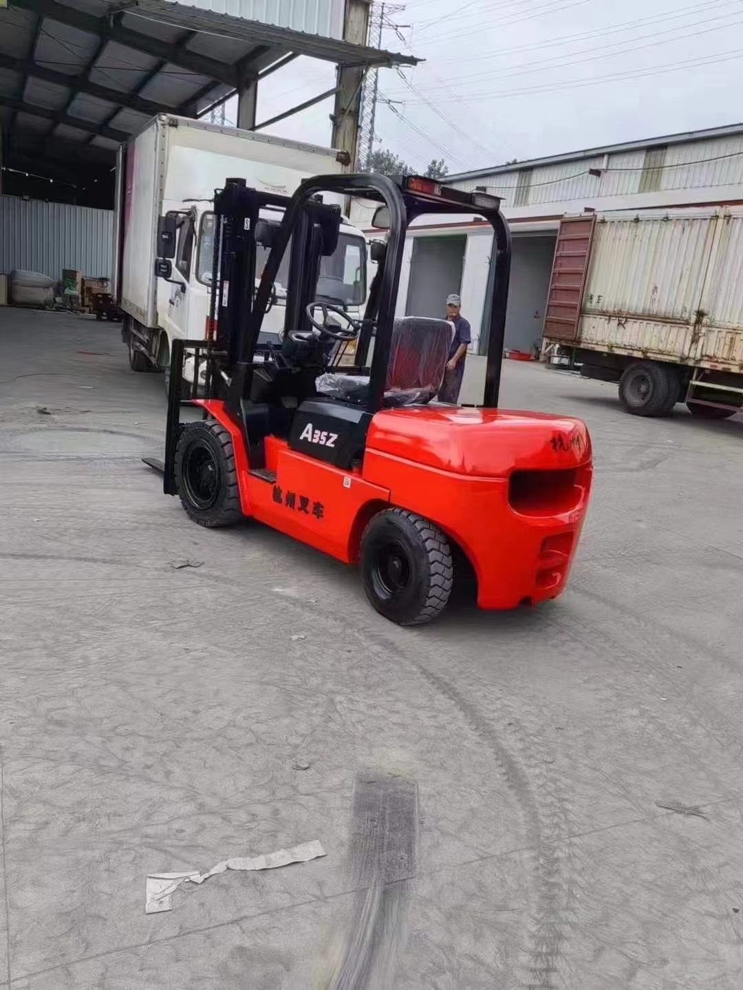 3.5T A35Z Used Forklift Factory Price Hangzhou High voltage version Electric Forklift 3.5Ton Mini secondhand forklift