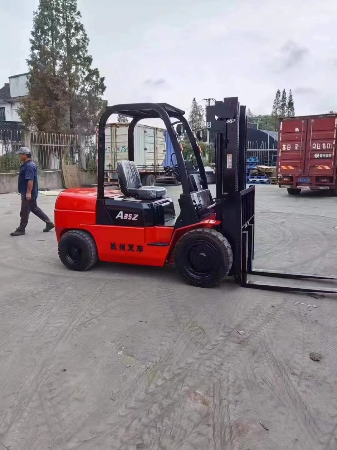 3.5T A35Z Used Forklift Factory Price Hangzhou High voltage version Electric Forklift 3.5Ton Mini secondhand forklift