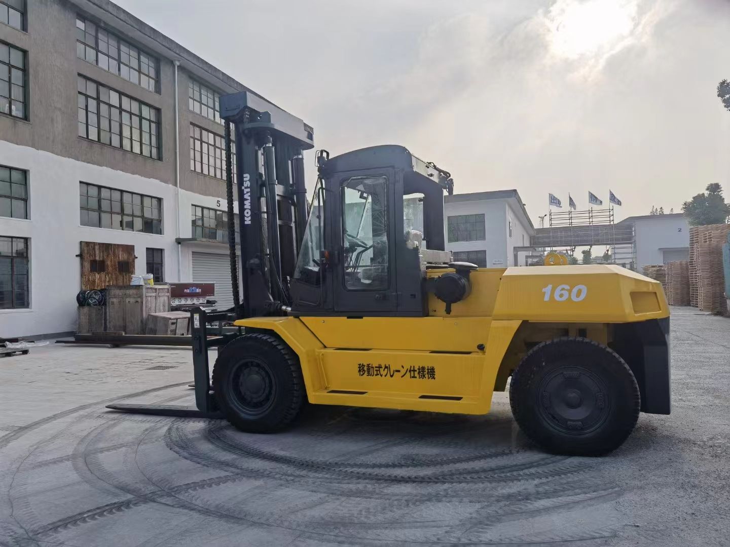 High quality 15ton used Japan forklift KOMATSU FD150 - 8 secondhand Multifunction forklift parts 15ton for sale