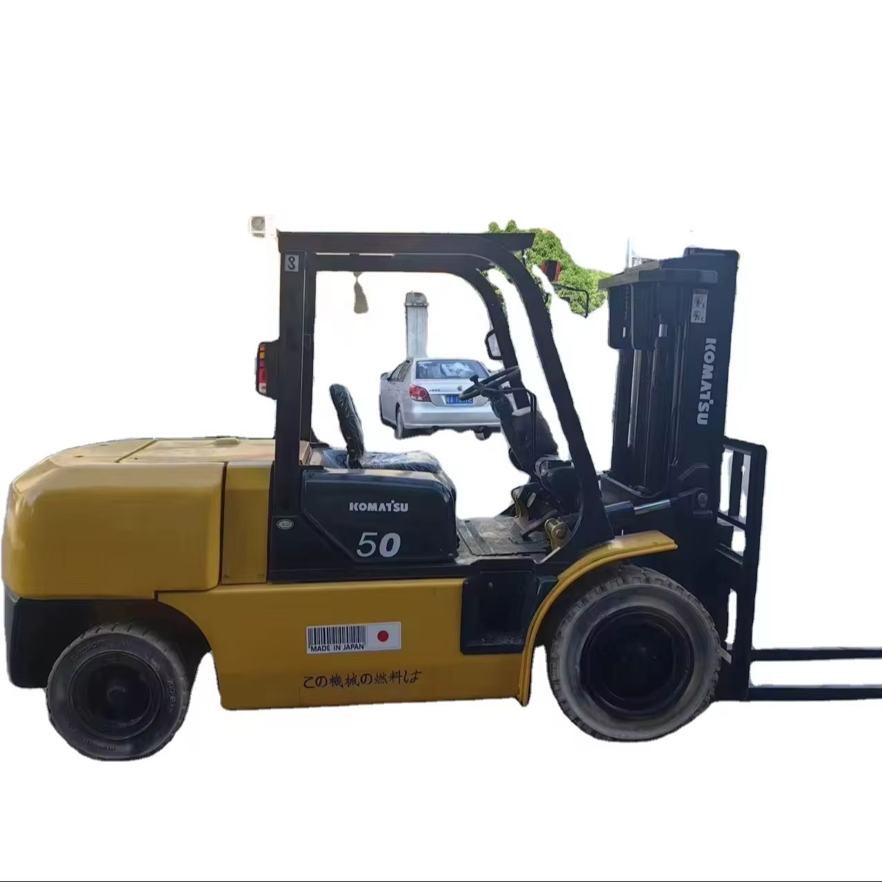 Japan KOMATSU FB50 used forklift secondhand Multifunction excavator parts for sale