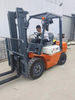 Secondhand China forklift Heli K30 diesel 3 ton diesel two mast used forklift cheap sale in stock