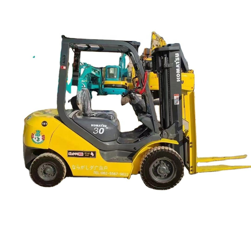 3.0ton used Japan folklifter KOMATSU FD30 - 17 secondhand mini Multifunction excavator parts 3.0ton for sale