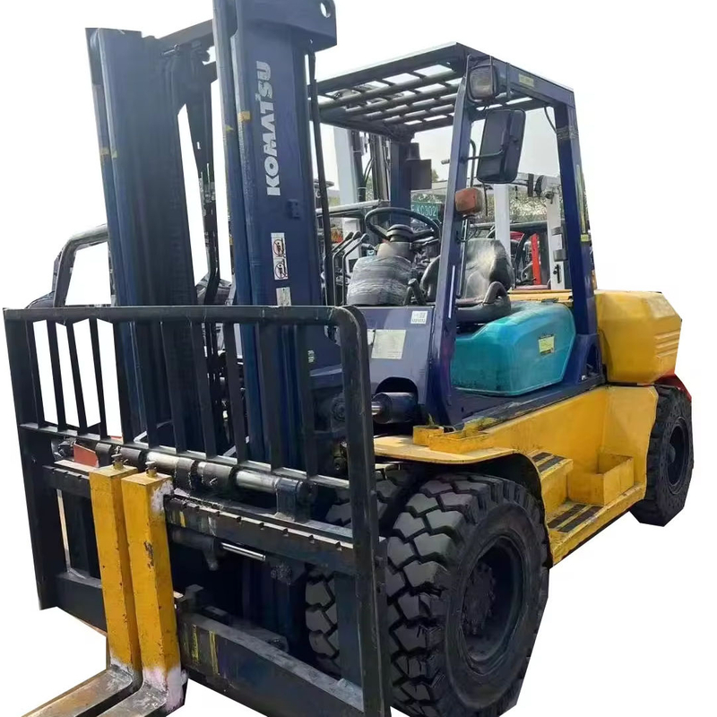 Used Diesel Forklifts Komatsu FD60-7 6ton Diesel secondhand Forklifts Lift Trucks by Japan