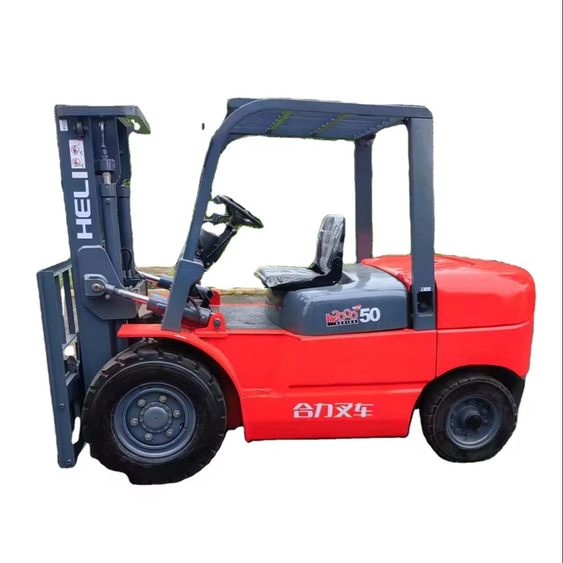 5ton Used China HeLi forklift K50 secondhand Multifunction excavator and forklift parts for sale