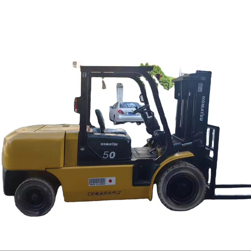 5ton KOMATSU FD50-8 used Japan forklift secondhand Multifunction forklift parts 5ton for sale