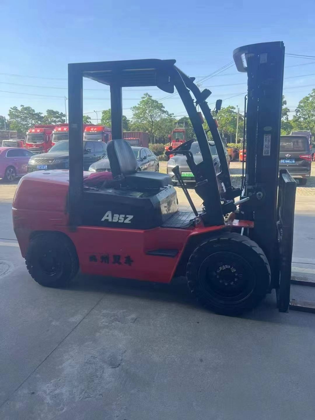 Used China Forklift Hangzhou A35Z High voltage version Electric Forklift 3Ton Mini secondhand forklift