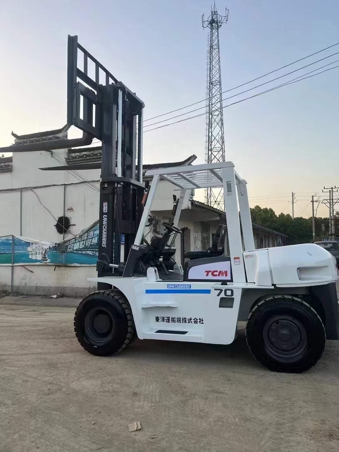 7ton TCM Z8-70 used Japan forklift secondhand Multifunction excavator Japan forklift parts for sale
