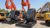 The crawler excavators 6.5Ton second hand engineering machinery digger used HITACHI ZX70 excavator for sale