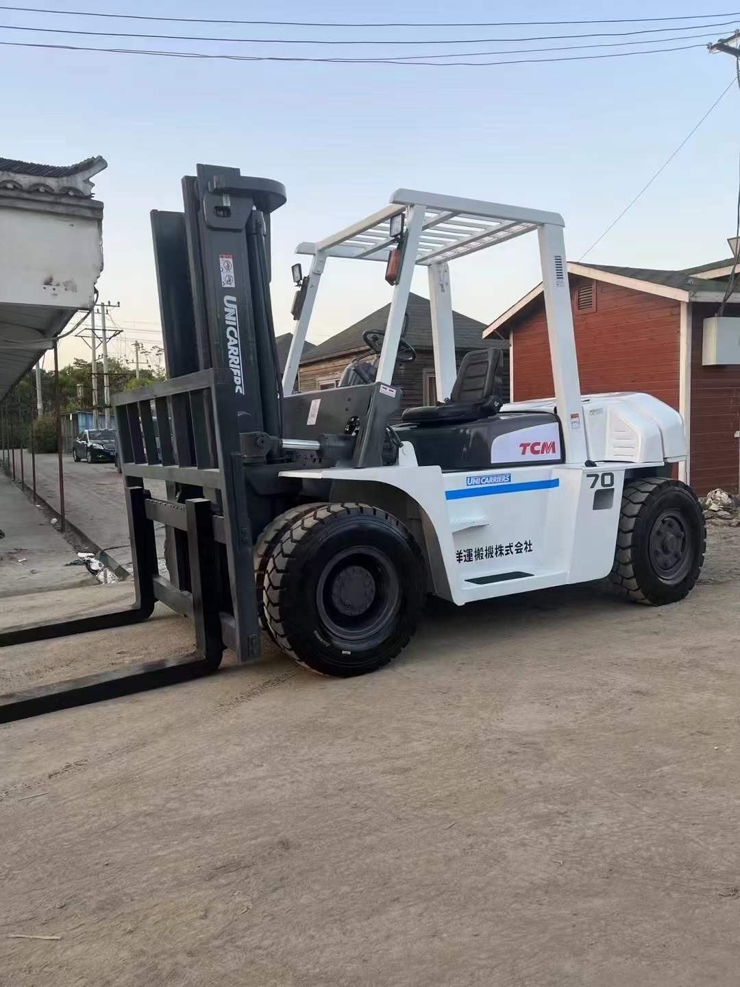 High quality TCMZ8-70 used Japan forklift secondhand Multifunction excavator Japan forklift parts for sale