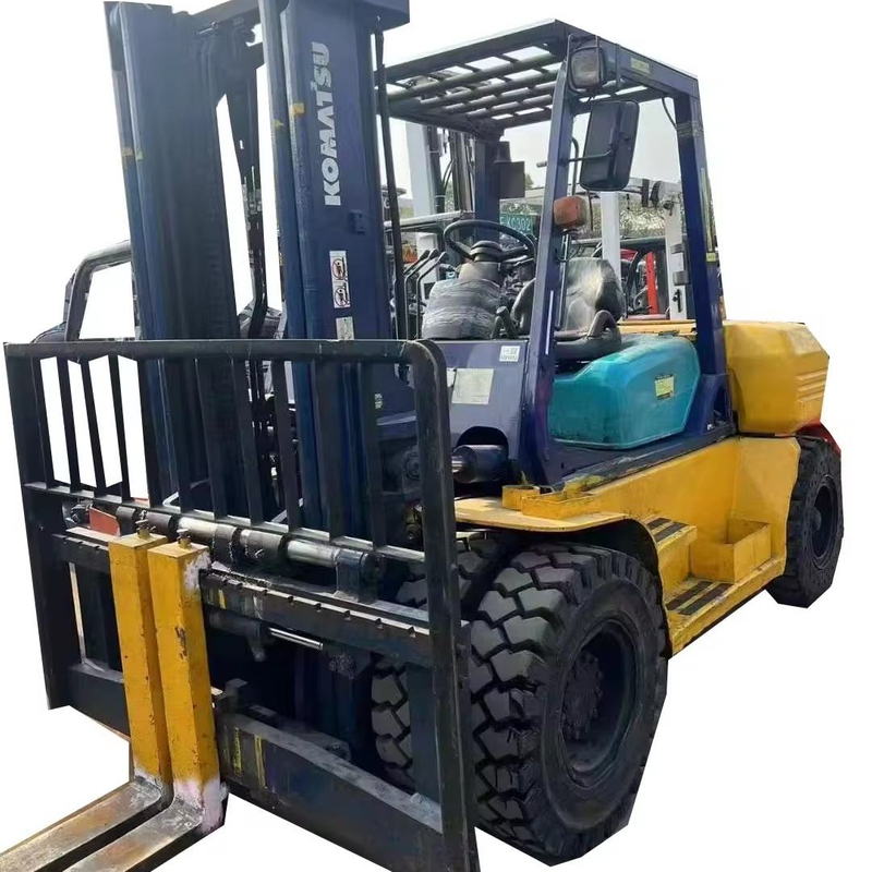 Used Japan Forklift KOMATSU FD60-7 High voltage version Electric Forklift 6Ton Mini secondhand forklift