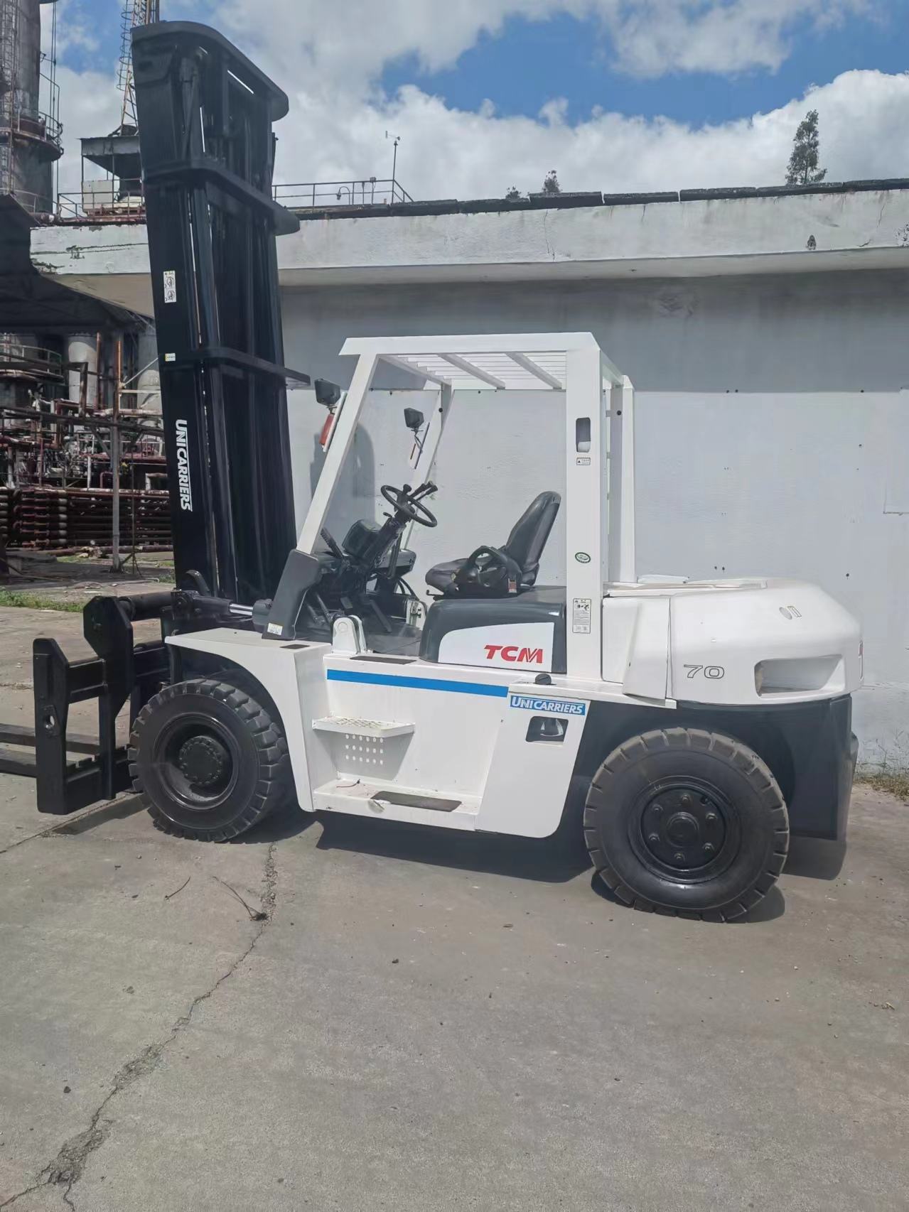 TCMZ8-70 used Japan forklift secondhand Multifunction excavator toyota Japan forklift parts for sale