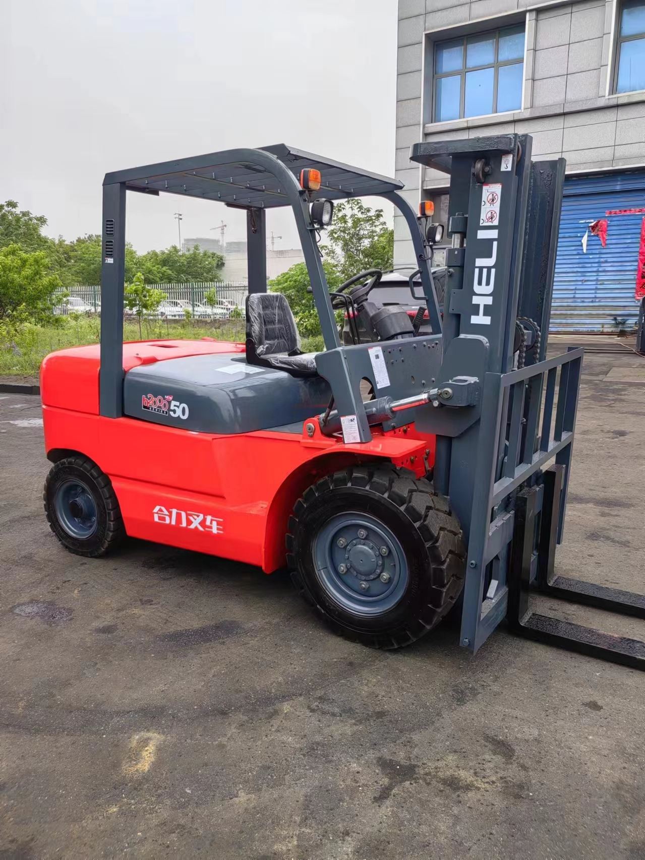 Hot sale 5ton Used China HeLi forklift K50 secondhand Multifunction excavator and forklift parts