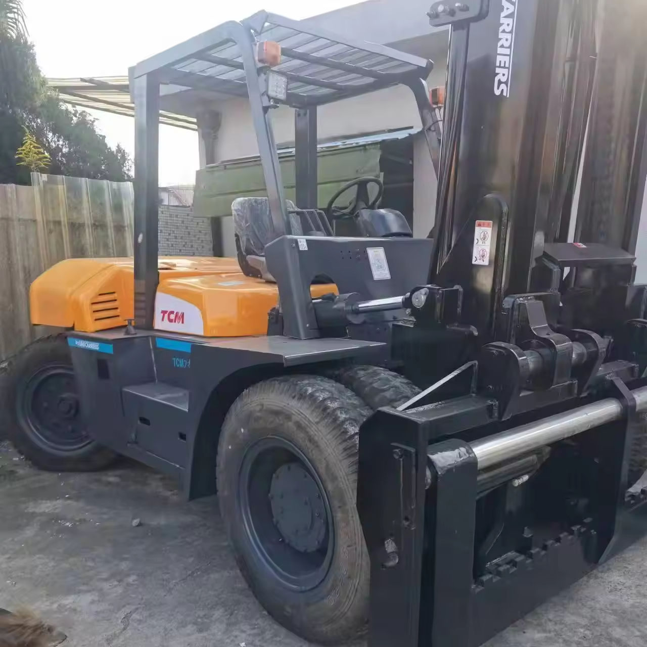 TCMZ8-100 used Japan forklift secondhand Multifunction excavator TCM 10ton Japan forklift parts for sale