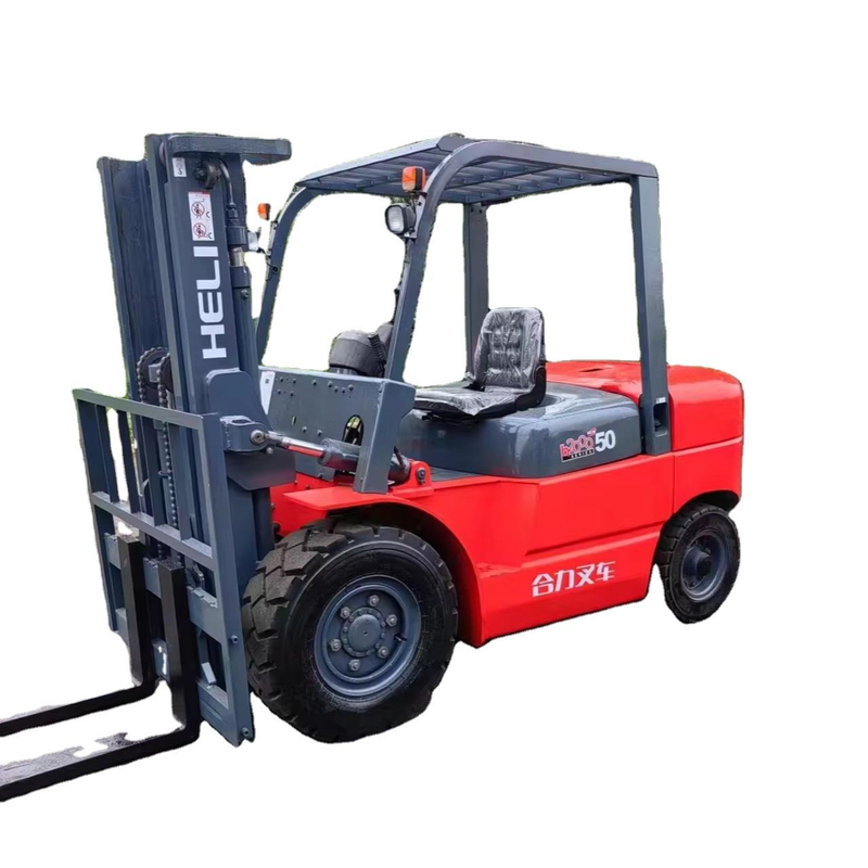 HELI K50 used diesel forklift 5 ton secondhand forklift cheap high quality parts electric forklifts