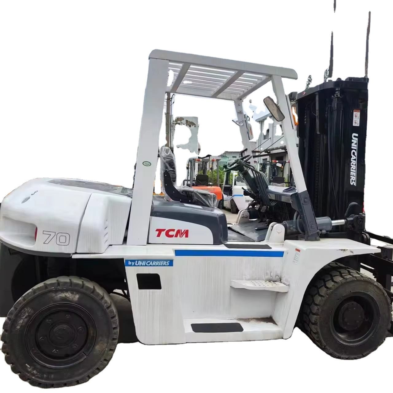 7ton TCM Z8-70 3ton used Japan forklift secondhand Multifunction excavator Japan forklift parts for sale