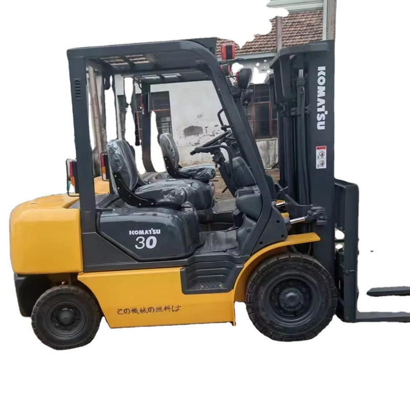 3ton Japan KOMATSU FD30 used forklift secondhand Multifunction excavator parts for sale