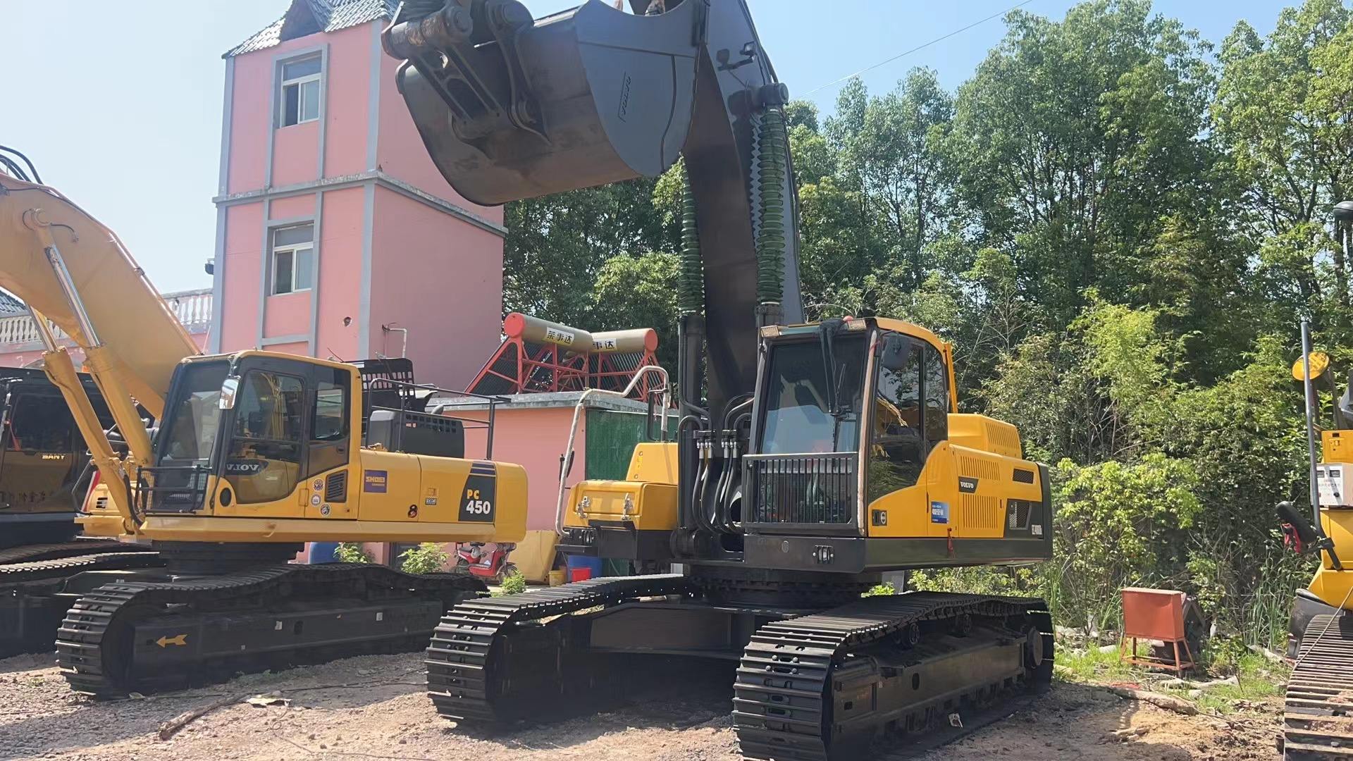 Hot selling Japan used Volvo EC480DL excavator secondhand construction crawler machine hydraulic Volvo EC480DL excavator
