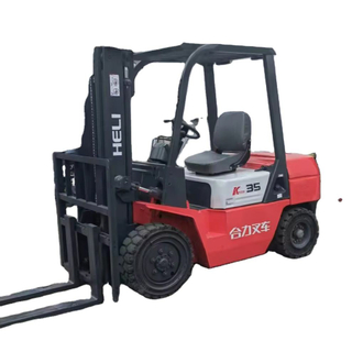 3.5ton used China HeLi forklift K35 or secondhand mini Multifunction excavator and forklft parts 3.5ton for sale